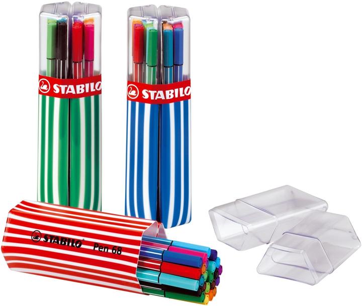 Image du produit STABILO Pen 68 Twin-Pack (Rose, 20 x)