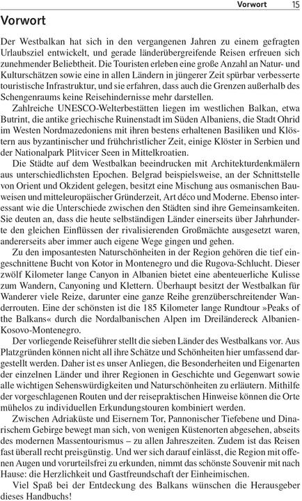 Nährwerte und Zutaten Reiseführer Balkan (Deutsch, Martin Bock, Birgitta Gabriela Hannover Moser, Frank Dietze, Matthias Koeffler, Shkëlzen Alite, 2023)