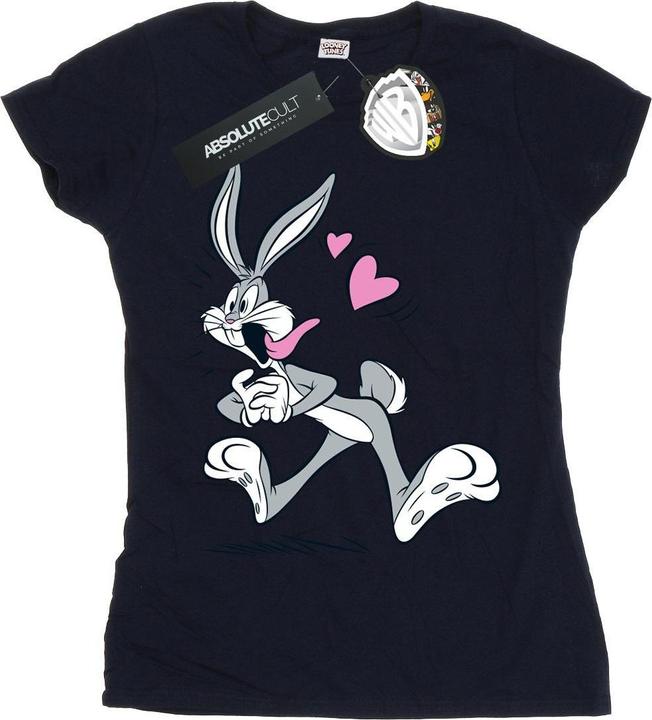 Actual product image Looney Tunes Womens/Ladies Bugs Bunny In Love Cotton T-Shirt (S)