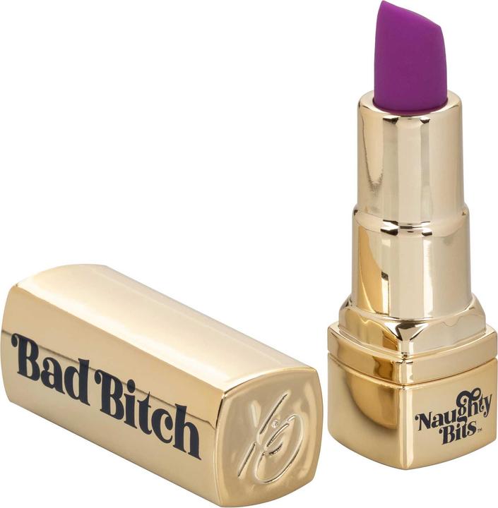 Actual product image CalExotics Naughty Bits® Bad Bitch® Lipstick Vibrator