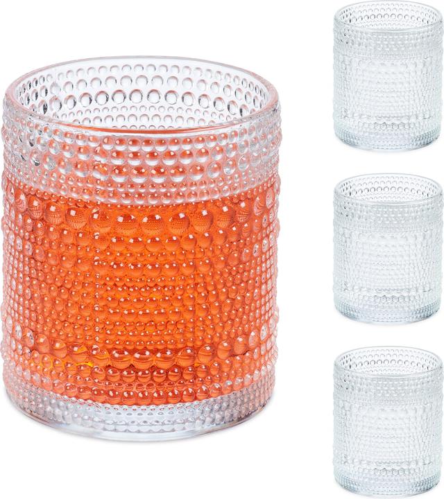 Produktbild Relaxdays 4x Trinkgläser (0.41 l, 4 x)
