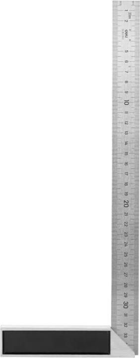 Actual product image Deli Tools Steel Angle Ruler EDL302350, 350mm (350 mm)