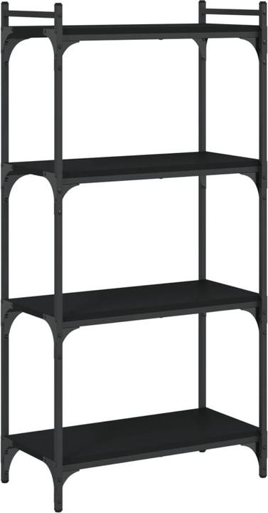 Produktbild VidaXL Bücherregal 4 Böden Schwarz 60x30x120 cm (60 x 30 x 120 cm)