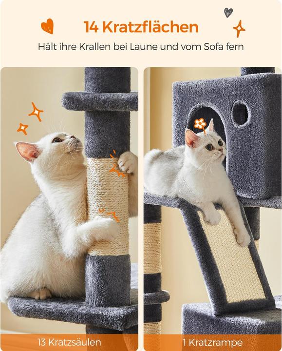 Produktbild Feandrea Cat Spa (206 cm, Grau)