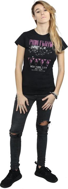 Actual product image Pink Floyd Womens/Ladies Tour NYC Cotton T-Shirt (XL)