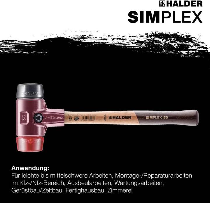 Actual product image Halder Simplex soft-face mallet (345 g)