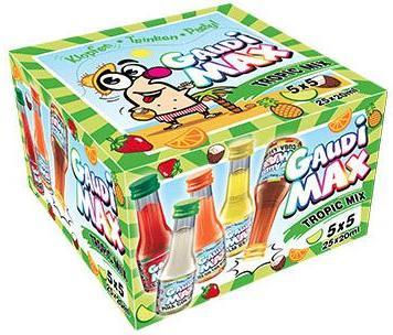 Produktbild GaudiMax Gaudi Max Tropic Mix 25 x 0.02 l (25 x 2 cl)
