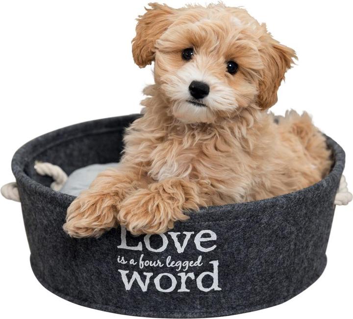 Actual product image Trixie Bed Lian, ø45cm, grey (Dog, Cat)