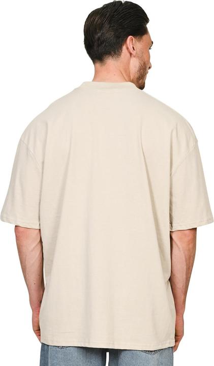 Actual product image Casual Classics Unisex Adult Combed Ringspun Cotton Extended Neckline Tall Oversized T-Shirt (S)