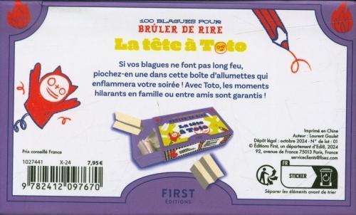 Produktbild 100 blagues pour brûler de rire : la tête à Toto (Französisch, Gaulet Laurent, 2024)