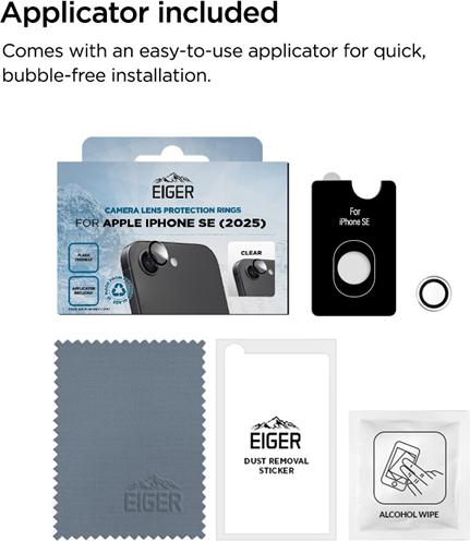 Image du produit Eiger Mountain Glass Lens (1 pièce(s), Apple iPhone 16e)