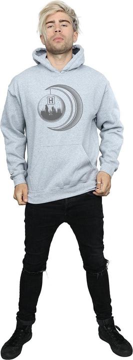 Actual product image Mens Hogwarts Moon Hoodie (S)