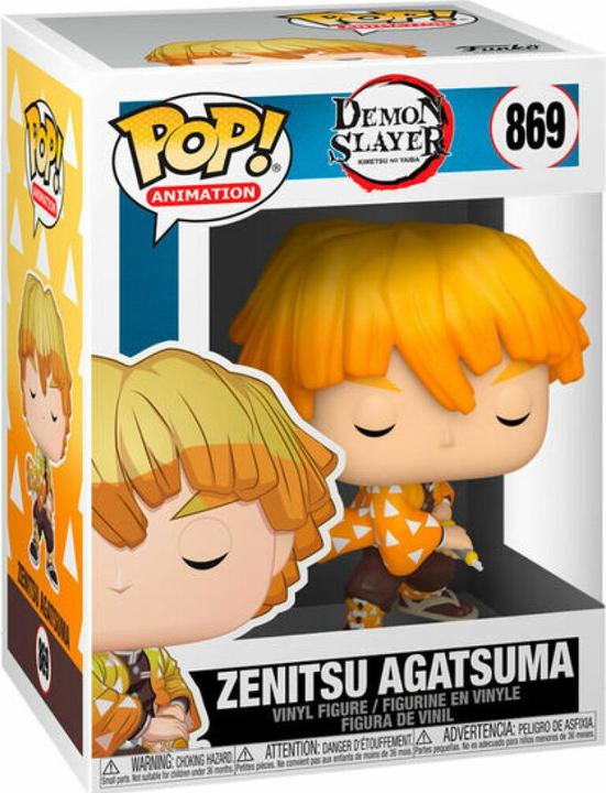Actual product image Funko Pop! Demon Slayer : Zenitsu Agatsuma (869)