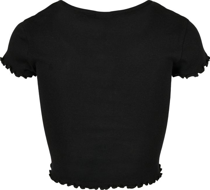 Produktbild Urban Classics Ladies Cropped Button Up Rib Tee (M)