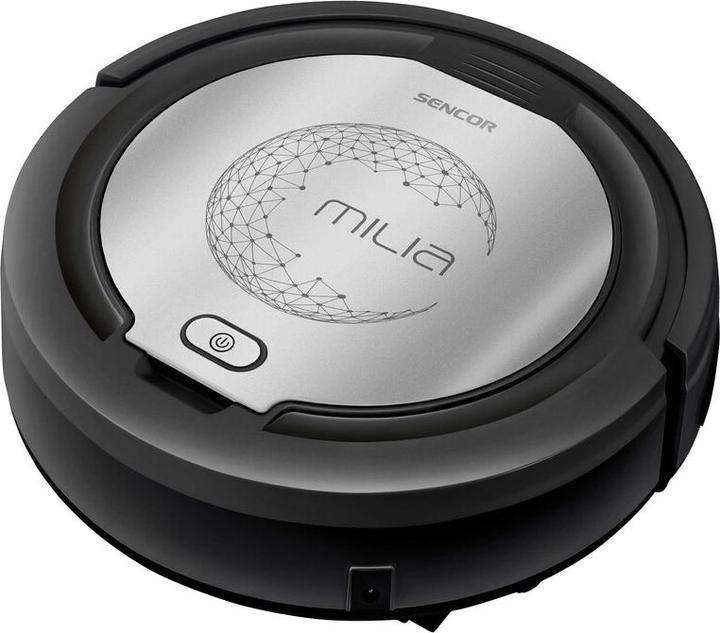Actual product image Sencor SRV 1000SL robot vacuum 0.2 L Bagless Black, Silver (Vacuum mopping robot)