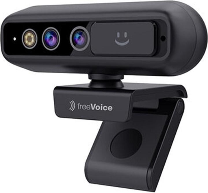 Produktbild FreeVoice Vision 340(USB, 2k, 92°, Windows Hello, Autofokus) (5.04 Mpx)