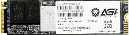 Produktbild AGI 1 TB SSD I298 M.2 PCIe 3.0 x4 NVMe (AGI1T0GIMAI298) (1000 GB, M.2 2280)