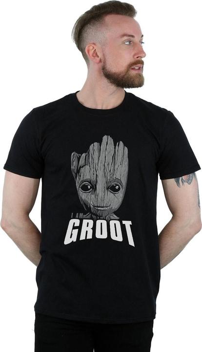 Produktbild Guardians Of The Galaxy Groot Face TShirt (M)