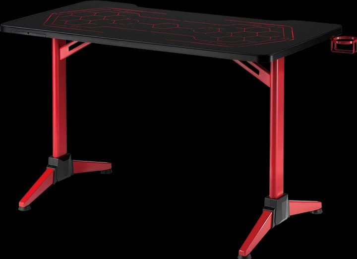 Actual product image LogiLink Gaming Desk with Geo Honeycomb Pattern