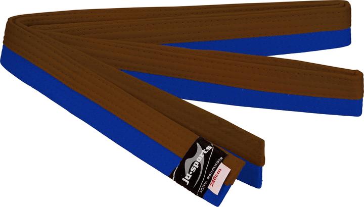 Produktbild Ju-Sports Budogürtel blau/braun (halb/halb)