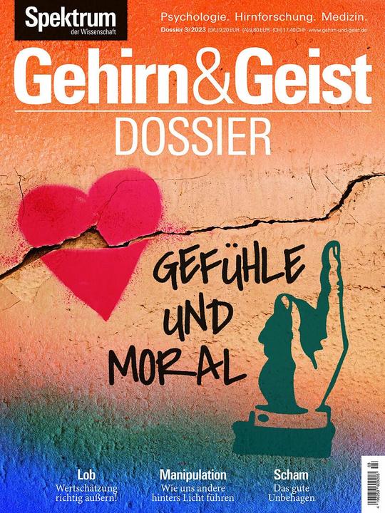 Actual product image Gehirn&Geist Dossier - Gefühle und Moral (German, Spektrum der Wissenschaft Publishing Company, 2023)