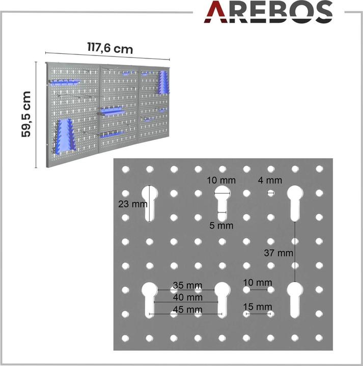 Produktbild Arebos Werkzeugwand