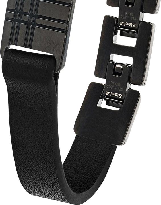 Immagine prodotto S.Oliver Armschmuck für Herren, Edelstahl (21.50 cm, Acciaio inossidabile)