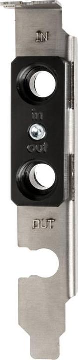 Actual product image Aqua Computer G1/4 housing feed-through via slot bracket