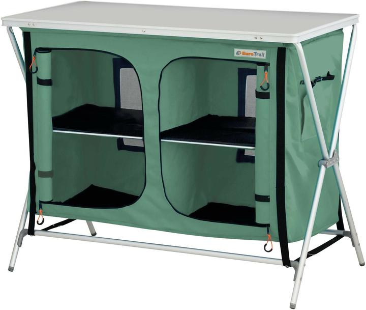 Image du produit Eurotrail Armoire de camping Bonaire Vert/Noir