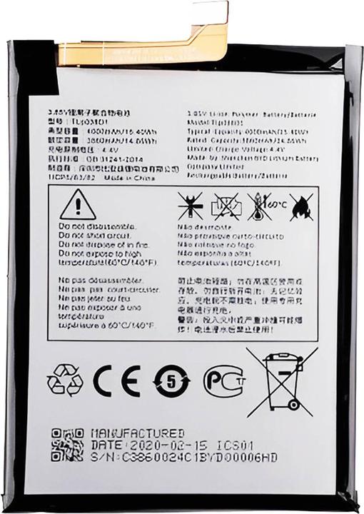 Actual product image Clappio 5000mAh replacement battery