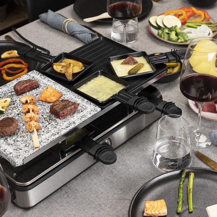 Produktbild Princess Raclette 8 Stone und Grill Deluxe