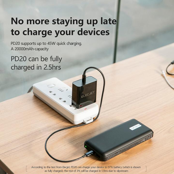 Actual product image Elecjet PowerPie P20 (20000 mAh, 45 W, 74 Wh)