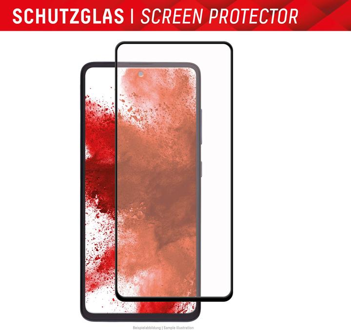 Actual product image Displex Real Glass, Full Cover Panzerglas (1 Piece, Samsung Galaxy A54 5G)