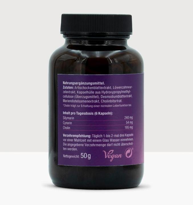 Nutritional values and ingredients Effective Nature LiverVital-Complex (90 Piece)