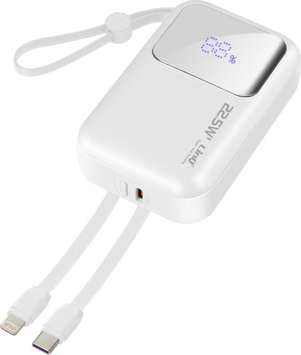 Actual product image LinQ 10,000mAh power bank + Lightning and USB-C cable (10000 mAh)