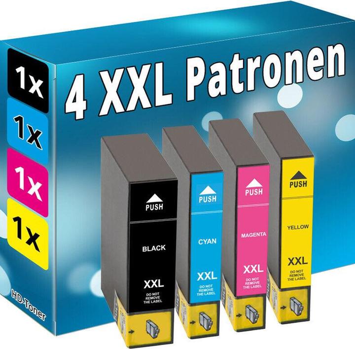 Actual product image Druckfuxx XXL DRUCKER PATRONE für EPSON BX525WD BX535WD BX625FWD BX630FW BX635FW
