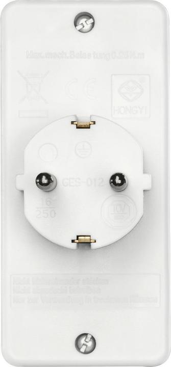 Actual product image Hama Socket outlet adapter 3-fold, 1x earth contact, 2x Euro, white (3 x)