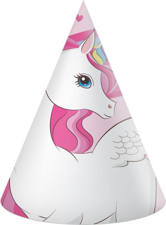 Actual product image Konjac Sponge Unicorn party hats with rubber bands:FSC certified