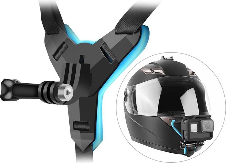 Shoot Supporto per casco da moto GoPro con chiusura a sgancio rapido (Eroe 9 nero, Eroe 5 Nero, Eroe 6 Nero, Eroe 7 Nero, Hero 11 Nero, Hero 13 Nero, Hero 10 Nero, Hero 12 Nero, Eroe 8, Eroe 4, Eroe 3, Eroe 2, Eroe)