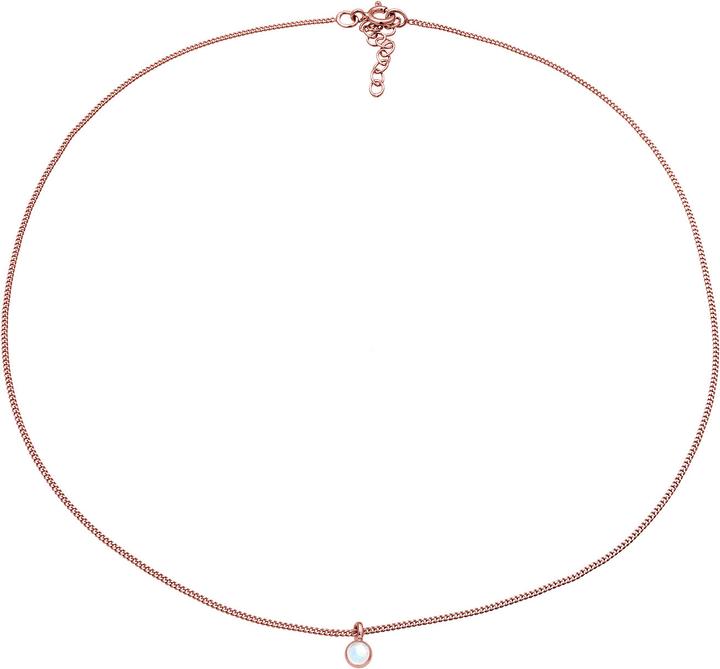 Produktbild Elli Choker, Edelsteinkette (925er Sterling Silber, Mondstein, 36 cm)