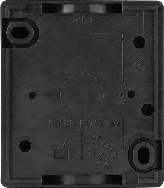 Produktbild REV 0007031900 Aufputz-Steckdose IP44 Anthrazit