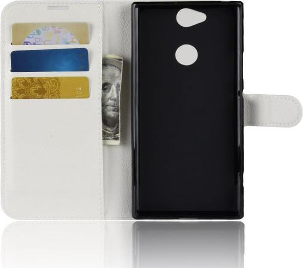 Productafbeelding MU Classic Litchi Leren Boekomslag Serie (Xperia XA2 Plus)