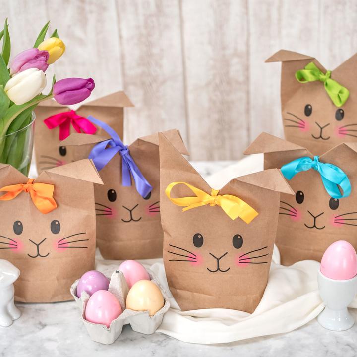 Productafbeelding Papierdrachen Tassen bedrukt met konijnmotieven