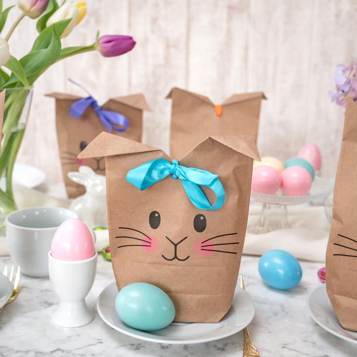 Productafbeelding Papierdrachen Tassen bedrukt met konijnmotieven