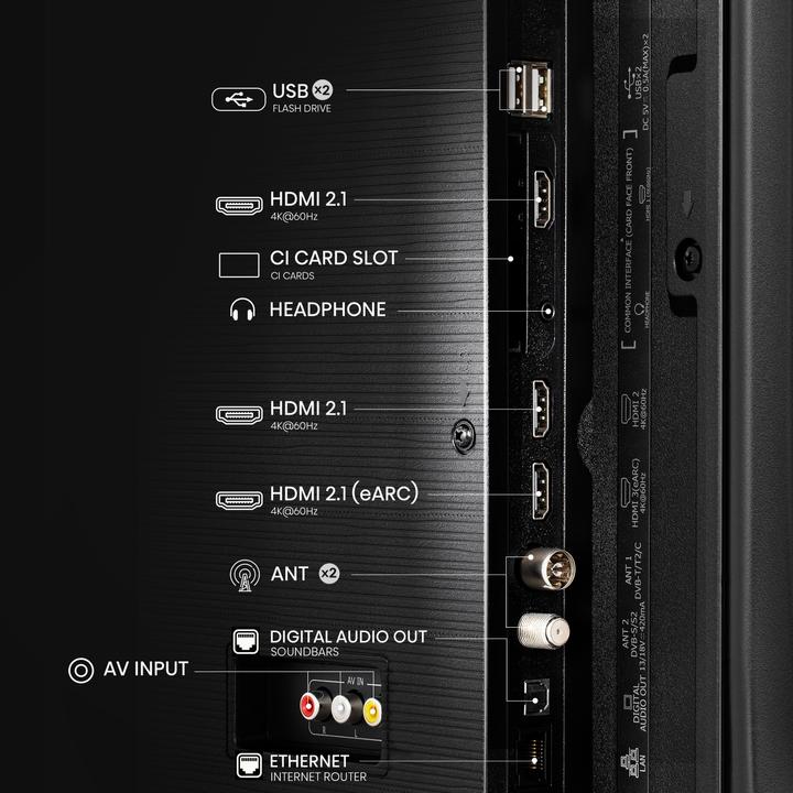 Immagine prodotto Hisense TV 50E7NQ (50", E7NQ, QLED, 4K)