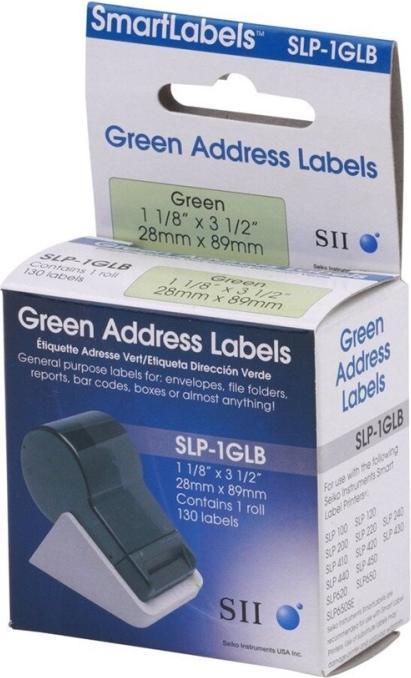 Produktbild Seiko SLP-1GLB Adressetiketten, 1 Rolle à 130 Etiketten