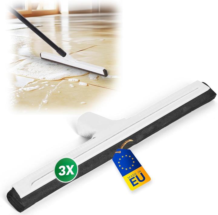 Immagine prodotto Novaliv 3X Wasserschieber Bodenabzieher Kunststoff 43 cm Dusche Terasse Auto Abzieher Fenster Profi (1 pz.)
