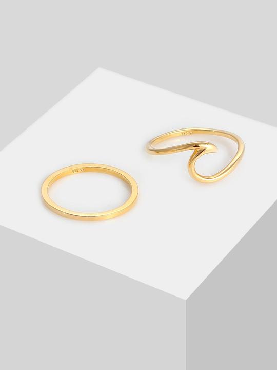 Produktbild Elli 2er Set Wellen Design (58, 925 Silber)