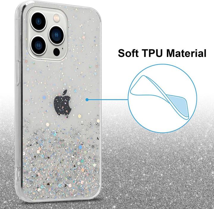 Produktbild Cadorabo TPU Cover funkelnder Glitter (Apple iPhone 13 Pro)