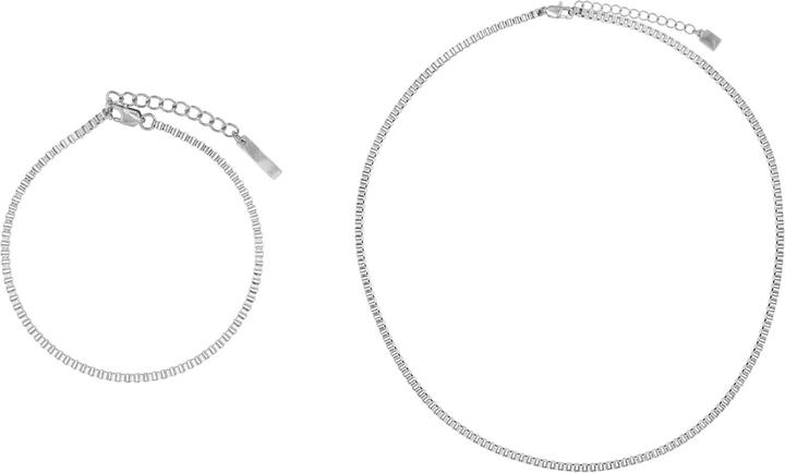 Heideman Set Decus silberfarben (Edelstahl)